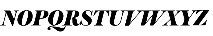 Austin FatItalic Reduced Font UPPERCASE
