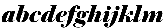 Austin FatItalic Reduced Font LOWERCASE