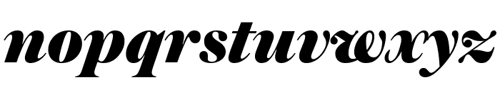 Austin FatItalic Reduced Font LOWERCASE