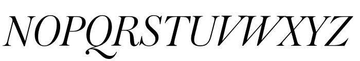 Austin LightItalic Reduced Font UPPERCASE