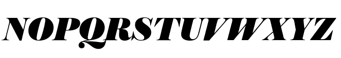 Austin UltraItalic Reduced Font UPPERCASE