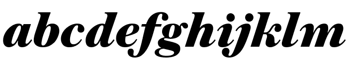 AustinText FatItalic Reduced Font LOWERCASE