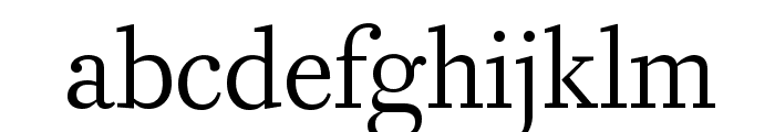 CaponiDisplay Regular Reduced Font LOWERCASE