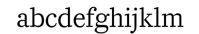 CaponiSlab Regular Reduced Font LOWERCASE