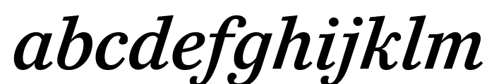 CaponiText MediumItalic Reduced Font LOWERCASE