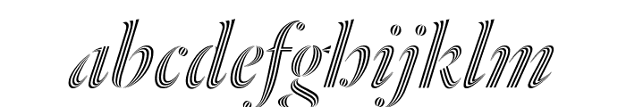 DalaPrisma Italic Reduced Font LOWERCASE