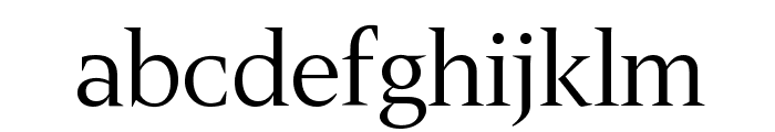 Dignitas Regular Reduced Font LOWERCASE