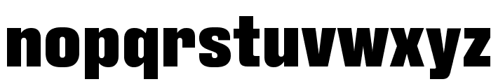 DrukText Super Reduced Font LOWERCASE