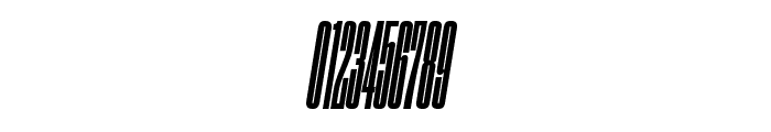 DrukXXCond SuperItalic Reduced Font OTHER CHARS