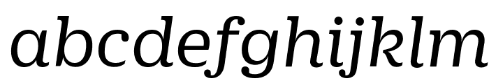 DuplicateIonic RegularItalic Reduced Font LOWERCASE