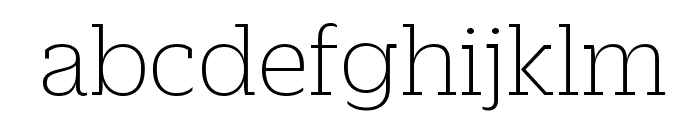 DuplicateSlab Thin Reduced Font LOWERCASE