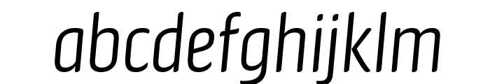 Gabriello Light Reduced Font LOWERCASE