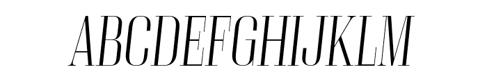 GiorgioL Italic Reduced Font UPPERCASE