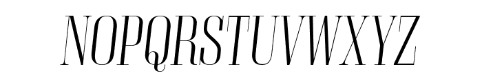 GiorgioL Italic Reduced Font UPPERCASE