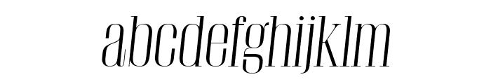 GiorgioL Italic Reduced Font LOWERCASE