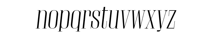 GiorgioL Italic Reduced Font LOWERCASE