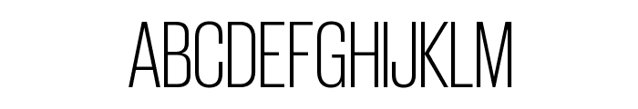 GiorgioSans Light Reduced Font UPPERCASE