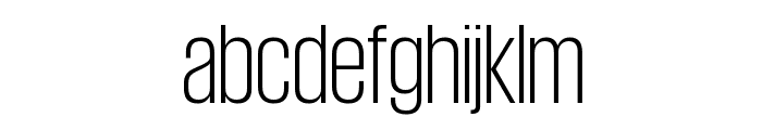 GiorgioSans Light Reduced Font LOWERCASE
