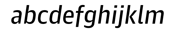 GuardianAgateSans G3DuplexRegularItalic Reduced Font LOWERCASE