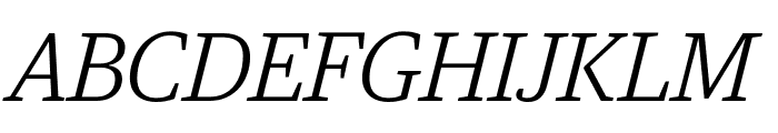 GuardianEgyp LightIt Reduced Font UPPERCASE