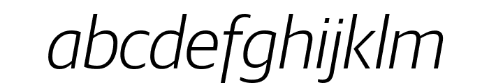 GuardianSans LightIt Reduced Font LOWERCASE