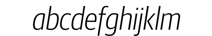 GuardianSansCond LightIt Reduced Font LOWERCASE