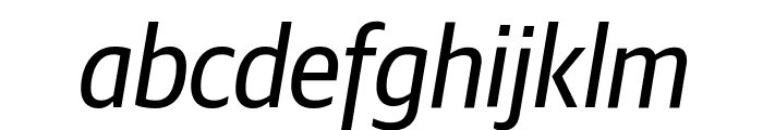 GuardianSansNarrow RegularIt Reduced Font LOWERCASE