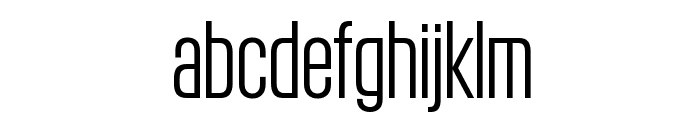 KommissarCond Light Reduced Font LOWERCASE