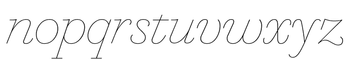 Marian1800 Italic Reduced Font LOWERCASE