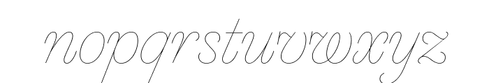 Marian1812 Italic Reduced Font LOWERCASE