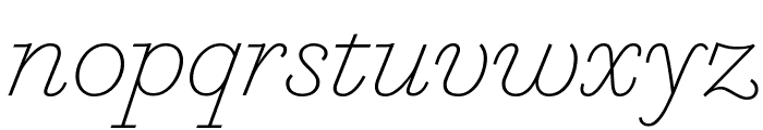 MarianText 1800Italic Reduced Font LOWERCASE