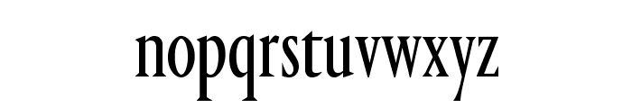 PortraitCond Regular Reduced Font LOWERCASE