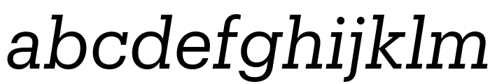 Produkt RegularItalic Reduced Font LOWERCASE