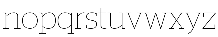 Stag Thin Reduced Font LOWERCASE