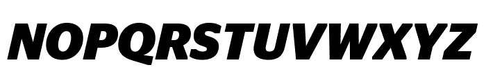 StagSans BoldItalic Reduced Font UPPERCASE