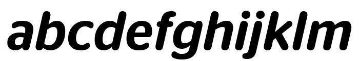 StagSansRound MediumItalic Reduced Font LOWERCASE