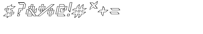 Ctoxina Light Italic Font OTHER CHARS