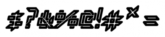 Ctoxina Bold Italic Font OTHER CHARS