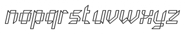 Ctoxina Light Italic Font LOWERCASE