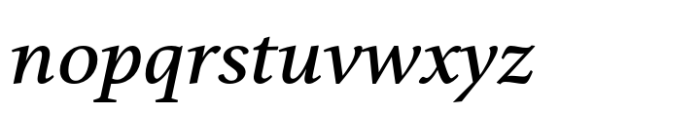 CT Ausetan Medium Italic Font LOWERCASE