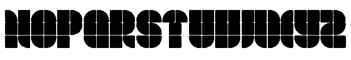CUBIZO-Regular Font UPPERCASE