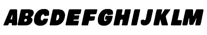CUPINE Italic Font UPPERCASE