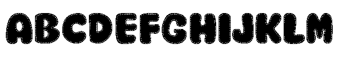 CUTE HOMEWORK BOLD Font UPPERCASE
