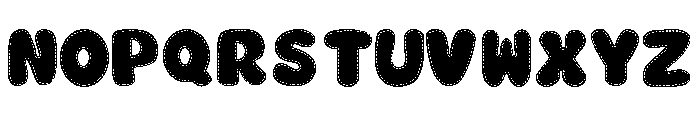 CUTE HOMEWORK BOLD Font UPPERCASE