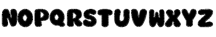 CUTE HOMEWORK BOLD Font LOWERCASE