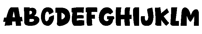 CUTE JUROH Regular Font UPPERCASE