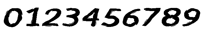 Cuba Cube Bold Italic Font OTHER CHARS
