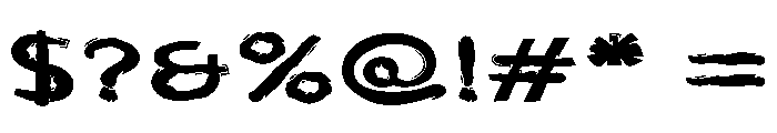 Cuba Cube Bold Font OTHER CHARS
