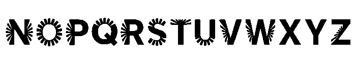 Cubic Regular Font LOWERCASE