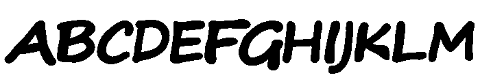 CubitesBrunchos Font UPPERCASE
